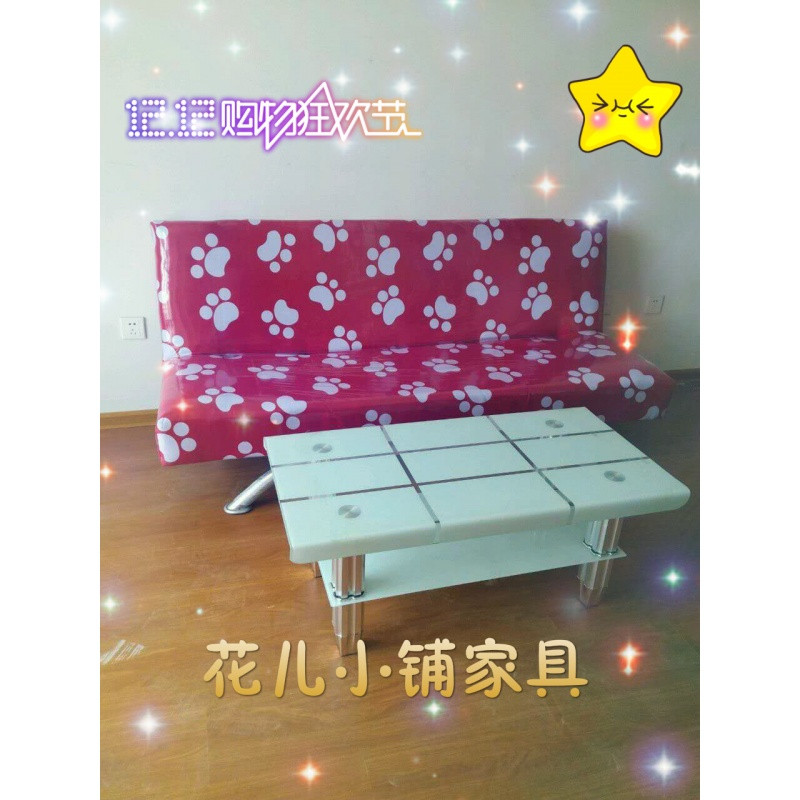 天津布艺沙发沙发床高档拐角沙发折叠沙发_7 红白脚丫