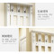 淮木鞋柜简约现代厅柜衣帽柜玄关储物柜子挂衣架多功能薄口鞋柜两抽四-长140宽33高190厘 三斗一门-长120宽19高200厘米