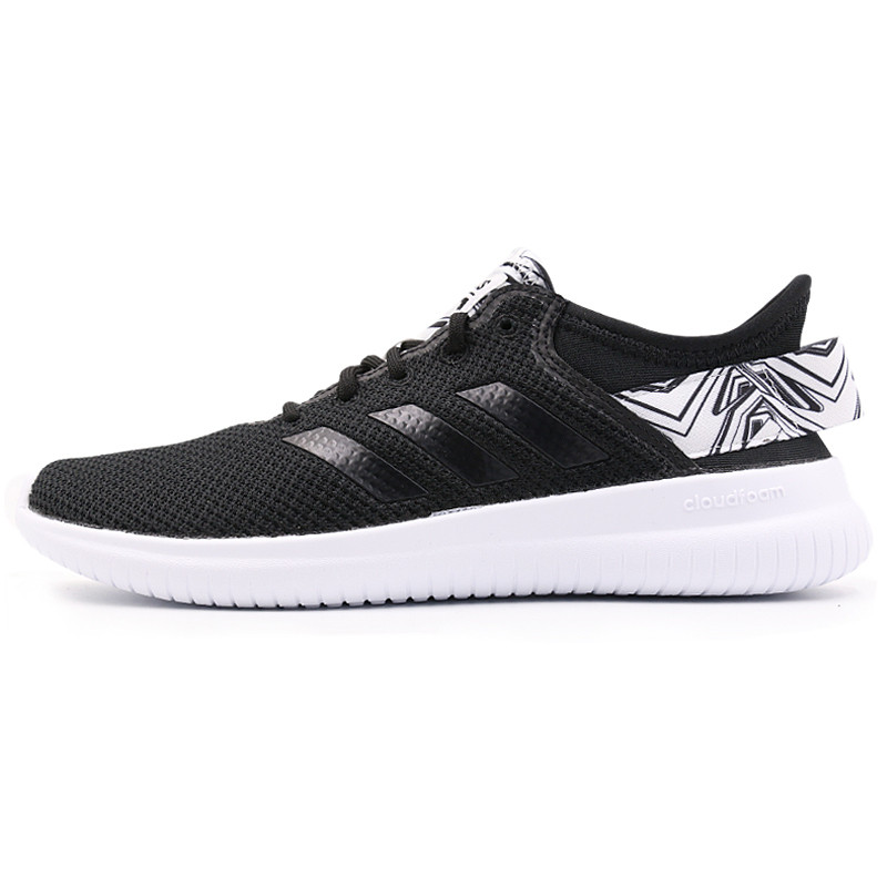 Adidas阿迪达斯2018夏季新款女鞋运动鞋缓震透气耐磨跑步鞋DA9528 1号黑色/亮白 37
