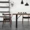 淮木美式复古铁艺小户型餐桌椅组合办公桌长条桌实木会议桌长桌200*80*75厚度5厘米_1 180*80*75厚度8厘米