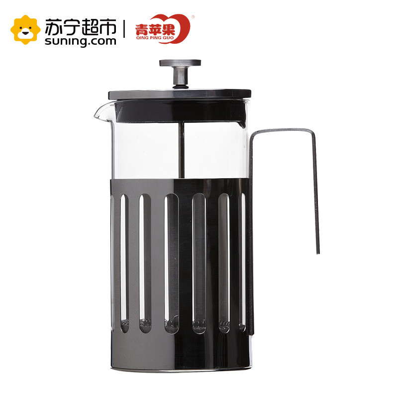 青苹果多尔顿法压壶法式滤压咖啡壶 1000ml CCQ01-1