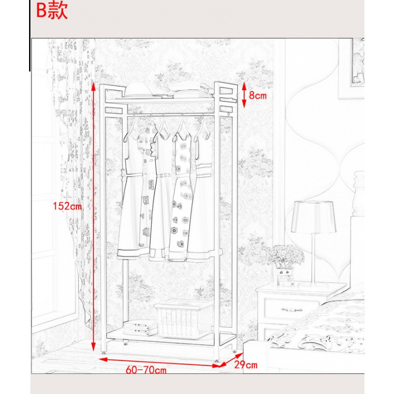 家用花架子室内外盆栽绿植置物架吊兰架阳台盆景多功能落地收纳架_7 B款【60长】其他颜色请留言