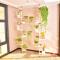 创意隔断花架客厅玄关阳台落地多层铁艺立体组合屏风式室内花架子_6 落地款三竖两横12托2臂