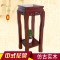 淮木榆木花架仿古方形办公室家具创意展示架装饰家用雕花角落家用古典简约阳台 D款（30*90)精品老色