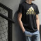 adidas阿迪达斯男装短袖2018春季新款圆领运动休闲宽松透气T恤CD4864DFCD4 CV4507 M