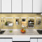 304不锈钢免打孔厨房置物架省空间转角壁挂式墙上收纳碗碟挂件架_6 A9套餐