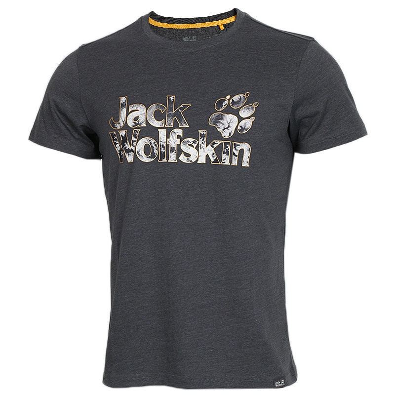 Jack Wolfskin/狼爪 男子女子短袖 2018新款运动圆领户外宽松T恤5818231 M 5818231-6115/男款