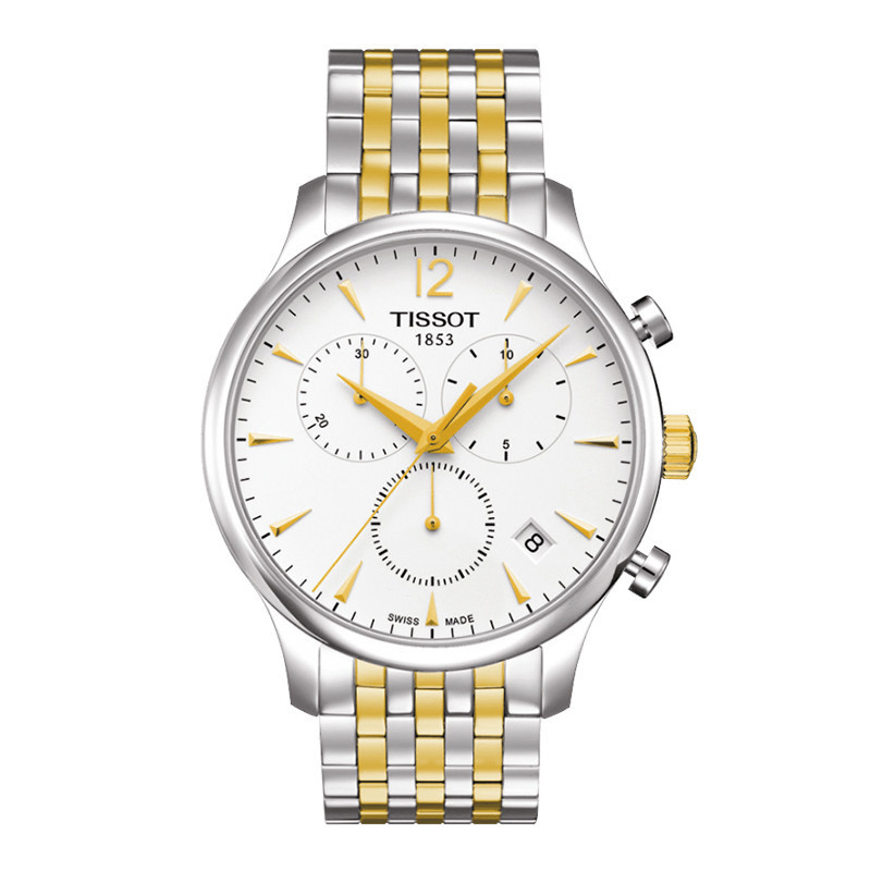 天梭TISSOT-T-CLASSIC 经典俊雅系列石英男表 T063.617.22.037.01522404694148 白色表盘