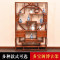 博古架隔断中式仿古实木南榆木客厅玄关置物架展示柜书架多宝阁_6 两门博古架