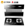 志高(CHIGO)欧式直吸油烟机燃气灶具烟灶套餐F810+F216A(天然气)