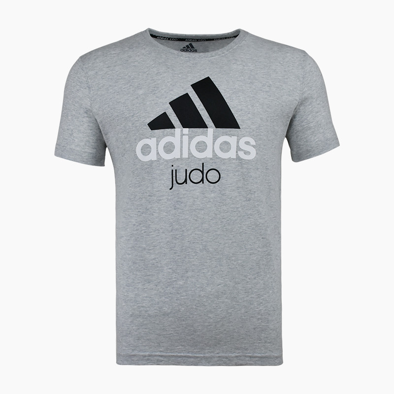 阿迪达斯adidas跆拳道新款男装训练跑步短袖运动休闲T恤-ADICTT_0 2XL ADICTJ-GYBK
