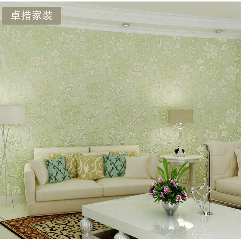 欧式无纺布超厚立体3D墙纸温馨花朵卧室客厅电视背景墙 加厚升级款云3D（咖啡色）