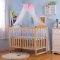 婴儿床蚊帐带支架婴儿床上蚊帐宝宝蚊帐儿童床蚊帐初生男女宝宝床上用品 见详情 天蓝色蝴蝶结蚊帐+通用支架