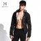 HOTSUIT正品男士发汗服上衣健身衣连帽跑步排汗衣速干降体服5690002 3XL 黑色