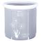 泡澡桶折叠支架浴桶塑料家用全身大人充气浴缸加厚保温_2 约定65*70