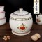 陶瓷米缸储物罐储米箱防潮防虫装米桶密封罐8斤15斤25斤多色多款多功能时尚创意生活日用收纳_7_9 岁丰年捻（8斤）