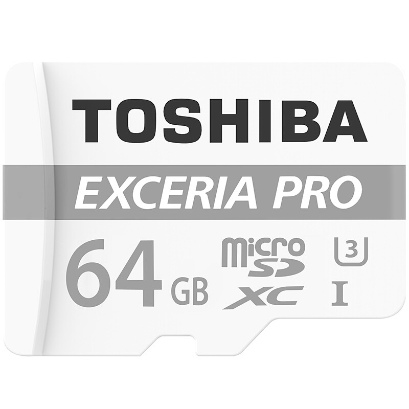东芝（TOSHIBA）64GB TF(micro SD)存储卡 读95MB/s写80MB/s