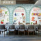 复古个性3d砖墙欧式壁纸咖啡馆披萨店壁画饭店餐厅奶茶甜品店墙纸_0 加厚无纺布（拼接）