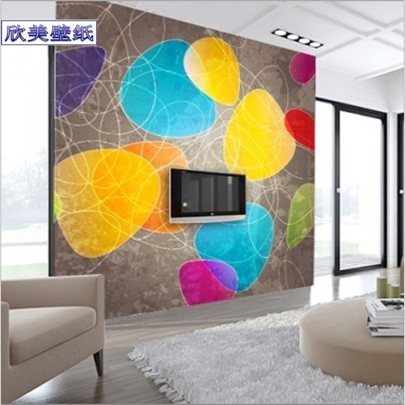 电视背景墙纸壁纸3D抽象简约现代客厅背景壁纸壁画卧室影视墙纸_6 厂家直销可定做任何图片