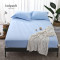 ladysoft家居 新品春夏超柔水洗防滑床笠 1.8米床 纯色床罩 180X200cm+25cm 天蓝色