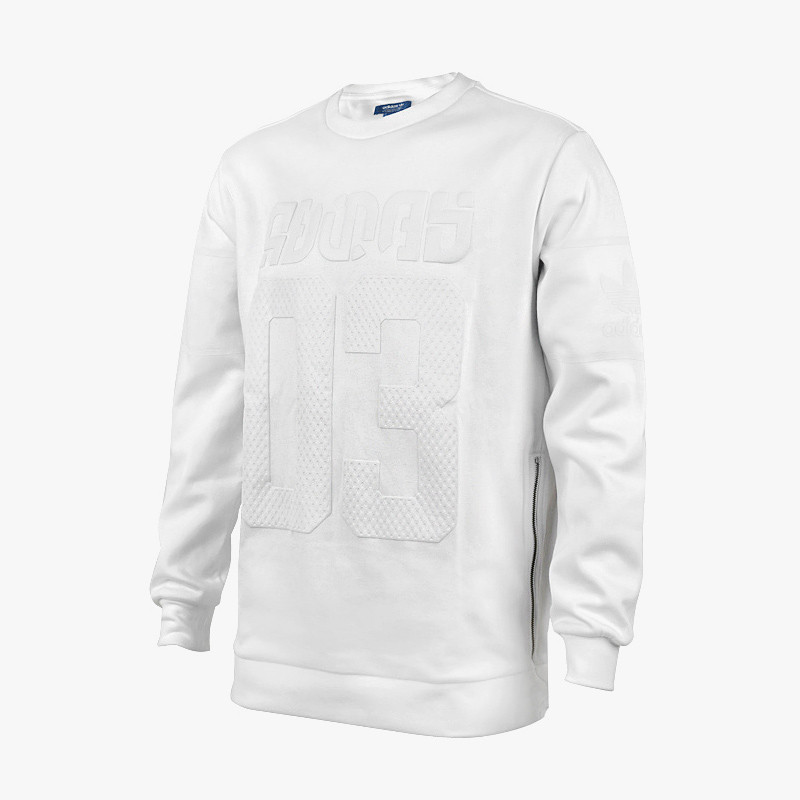 adidas阿迪达斯卫衣男三叶草鹿晗同款运动休闲套头衫BS2717-2711 M(成人） BS2711