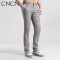 CNCN男士休闲裤 天然亚麻原色百搭中腰男裤修身时尚|NQXY1211 29 灰色