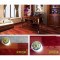 塑料地板革PVC加厚地板纸厨房卧室客厅加厚耐磨防水上墙木纹地板 默认尺寸 金色咖啡色木纹加厚