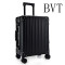 BVT铝镁合金旅行箱静音万向轮行李箱20寸登机箱海关锁密码箱 24寸 银色