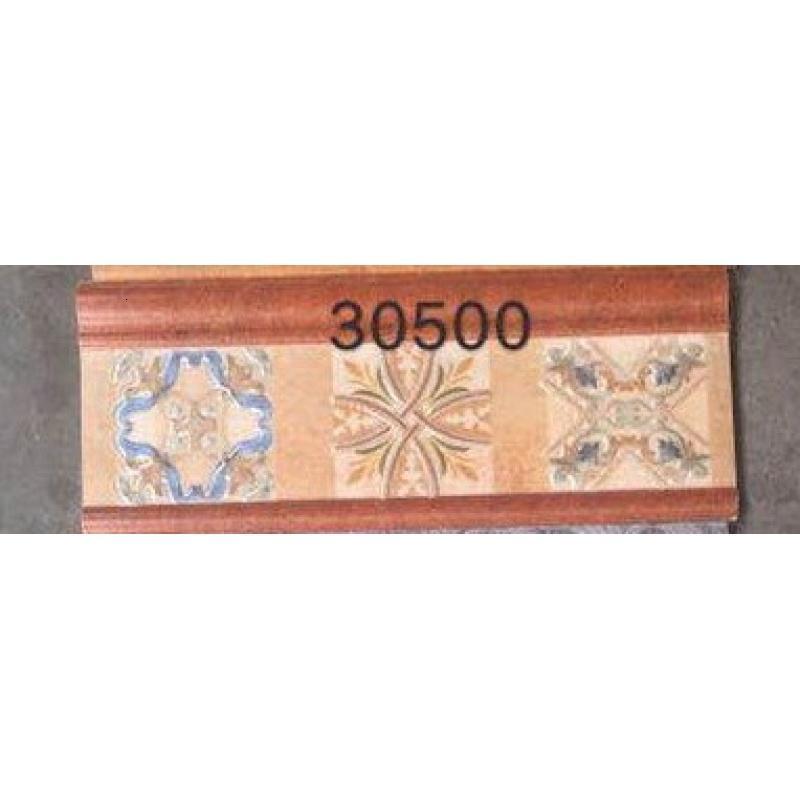 欧式瓷砖树脂陶瓷腰线美式墙砖配件现代简约地线边线脚线120X300_8 默认尺寸 30500