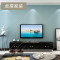 3D立体墙纸现代简约纯色格子无纺布壁纸客厅电视背景墙卧室素色 009时尚蓝