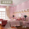pvc粉色墙纸可爱公主粉韩式电视背景墙壁纸卧室客厅浪漫防水10米_7 5号色