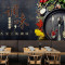 火锅店麻辣烫中式餐厅菜馆背景壁纸料理店饭店个性墙纸大型壁画_5 高档进口油画布（整幅）