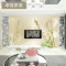 定制中国风3D电视背景墙纸壁纸卧室客厅沙墙布郁金香壁画无缝 8d冰雕凹凸水晶画