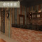 3D复古木纹立体墙纸怀旧防水吊顶木板壁纸餐厅理店咖啡室背景墙 LFT372202