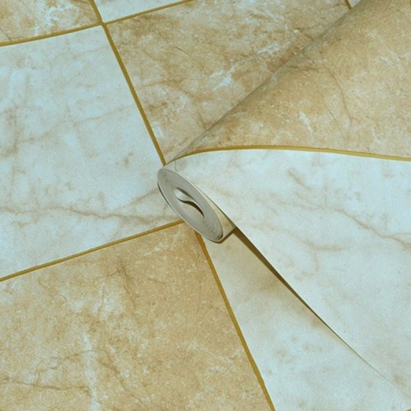 大理石瓷砖面砖纹菱形格子墙纸客厅餐厅走廊饭店沙电视背景 LY-151