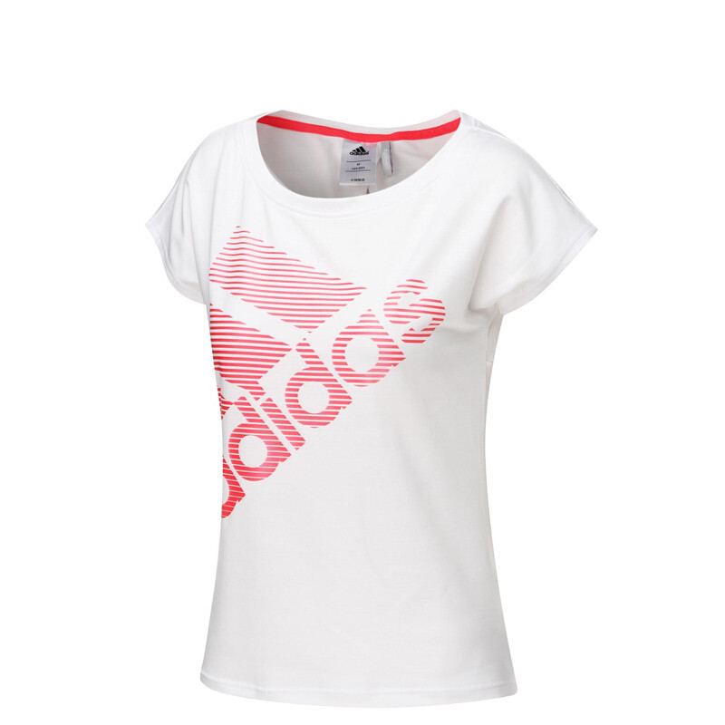 adidas阿迪达斯女T恤新款运动休闲训练针织透气圆领短袖-B30566 默认颜色 XL