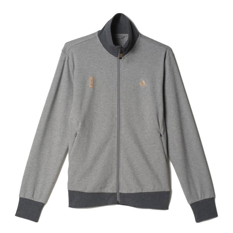 Adidas男夹克运动型针织茄克梭织足球篮球运动服外套AY4162 M AY4162