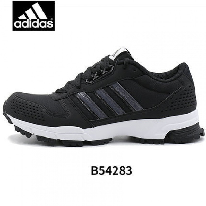 adidas阿迪达斯男鞋男子跑鞋运动鞋马拉松跑步鞋AQ7865 1号黑色/1号黑色/锐利灰 40.5