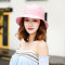 渔夫帽女夏韩版时尚百搭日系短文艺学生潮夏季出游防晒遮阳帽子 白色