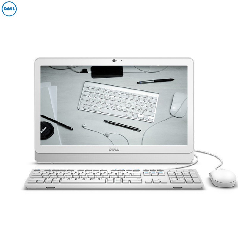戴尔(DELL)灵越3265-R6208W 21.5英寸一体机电脑(四核E2-7110 4G 1T W10H 白色）