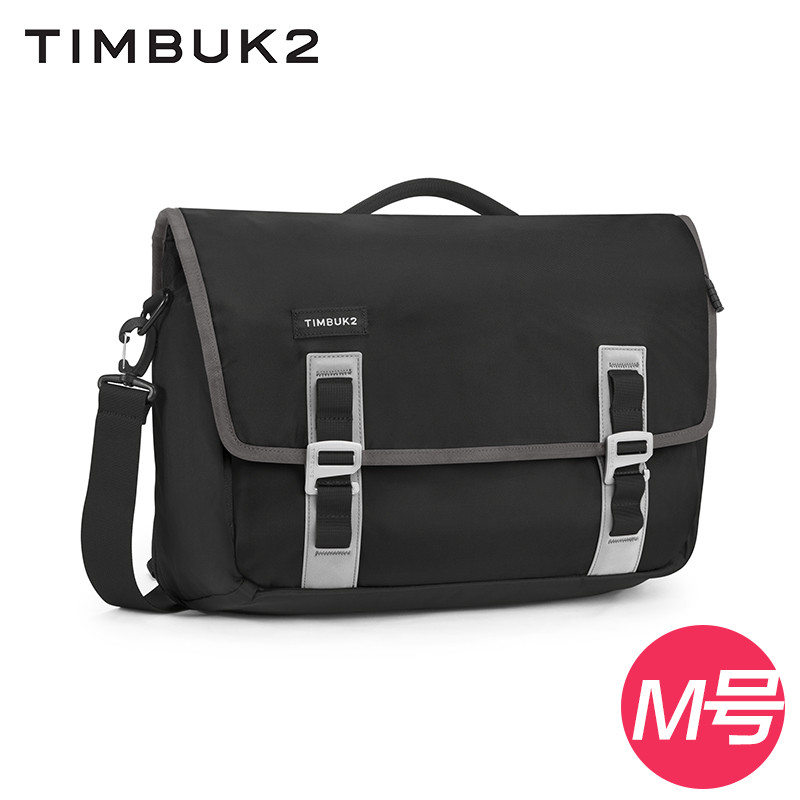 Timbuk2美国商务办公信使包男女单肩斜挎包社会人公文包_wDG24 黑色M