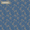 壁纸英国进口客厅背景小猴图案无纺底绒面环保墙纸300070 300076海蓝+银