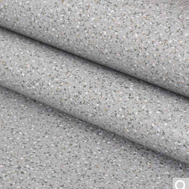 水泥地板贴防水耐磨塑胶自粘地板贴纸家用PVC地板革翻新地胶环保_1_8_1 默认尺寸 浅灰色工程1.0灰理石