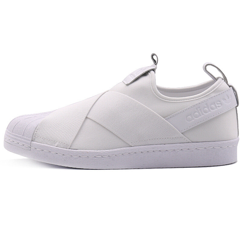 adidas阿迪达斯三叶草男女鞋2018春季新款SlipOn一脚穿休闲鞋板鞋BZ0111 BZ0111 45