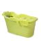 加厚可折叠泡澡桶洗澡桶家用沐浴桶超大号儿童塑料浴盆_2 1.2米加厚绿色（非折叠）