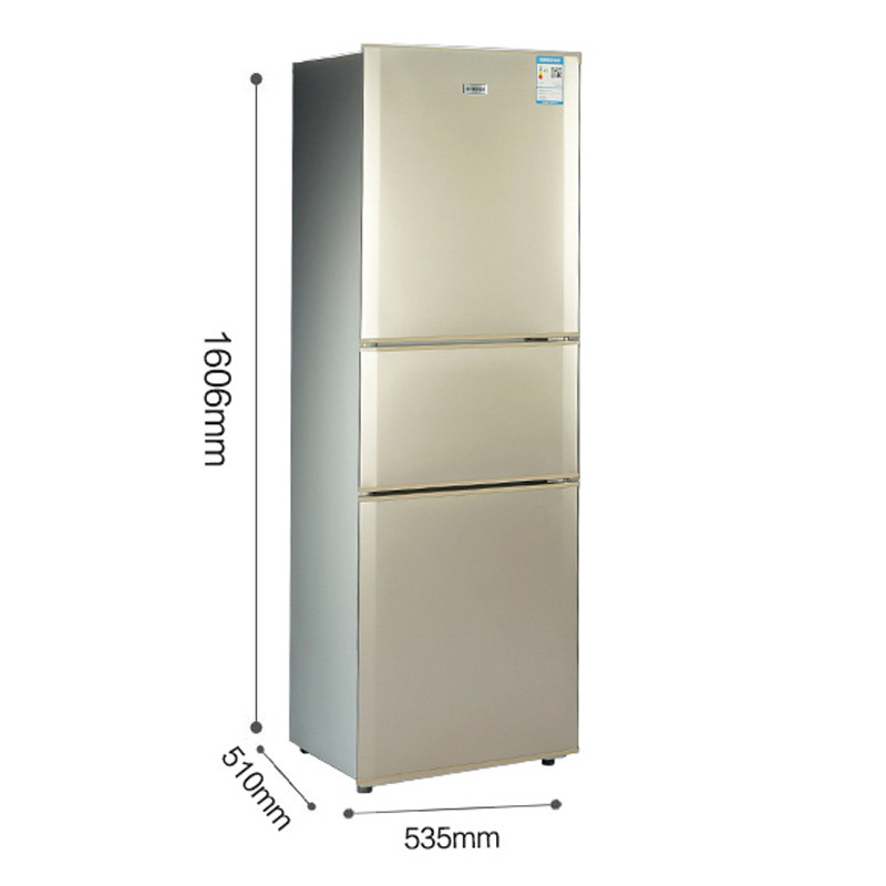 soyea/索伊 bcd-178s家用小型三门冰箱冷冻冷藏微霜冰箱三开门