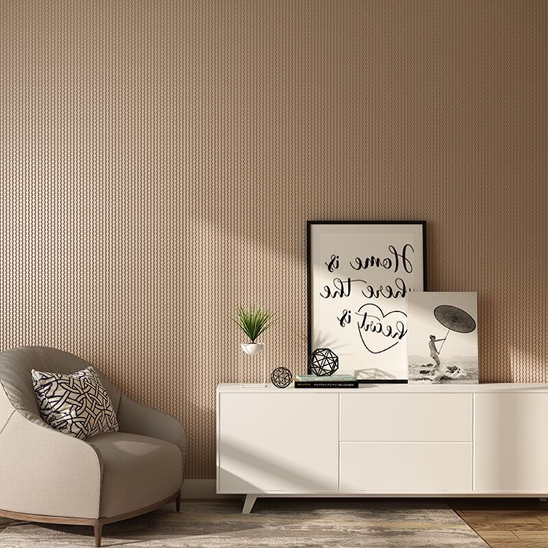 kx现代简约无纺布墙纸纯色素色客厅卧室书房电视背景墙壁纸北欧米白色9001仅墙纸 卡其色9003