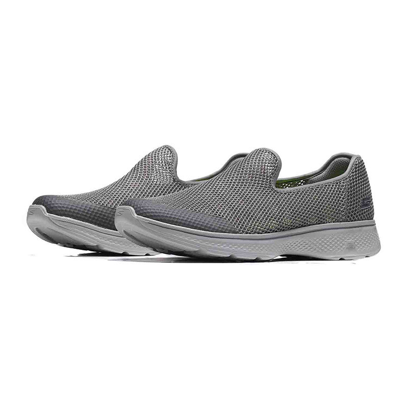 Skechers斯凯奇男健步鞋2018新款GO WALK 4网眼透气运动鞋54158. 54158/CHAR炭灰色 43.5码