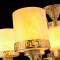 凯特皇菲 现代中式全铜吊灯欧式客厅大气复式楼铜灯玉石吊灯新中式灯具T030 15头