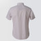 美尔雅(MAILYARD)短袖衬衫 纯棉商务男士免烫衬衣男式职业短衬 261 39S 紫小格
